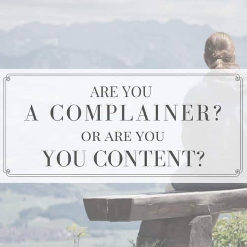 Are You a Complainer?