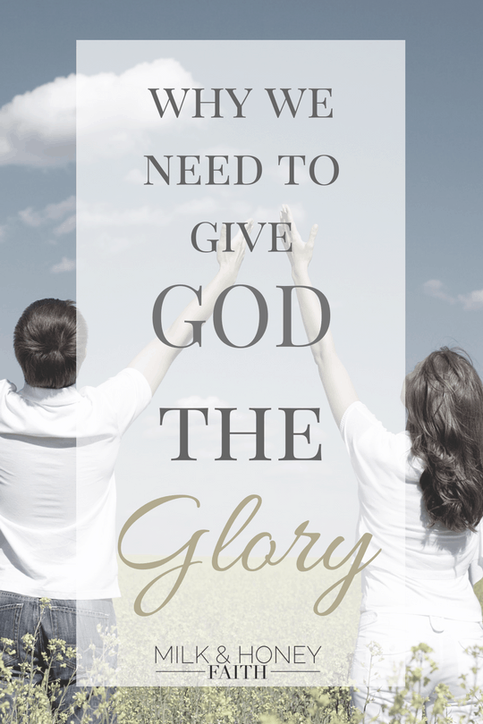 Learn about why we need to give God all the glory He deserves. It all belongs to Him. 