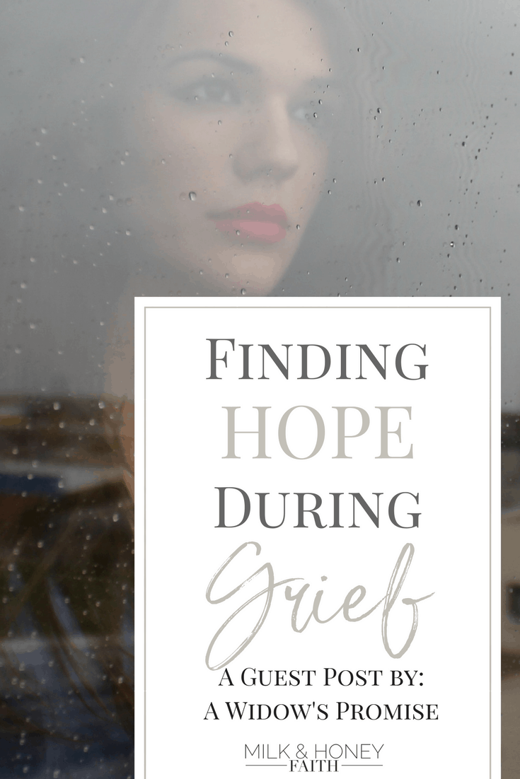 How to find hope while you are suffering from the loss of a loved one. God offers hope while you grieve. Guest post by A Widow's Promise.