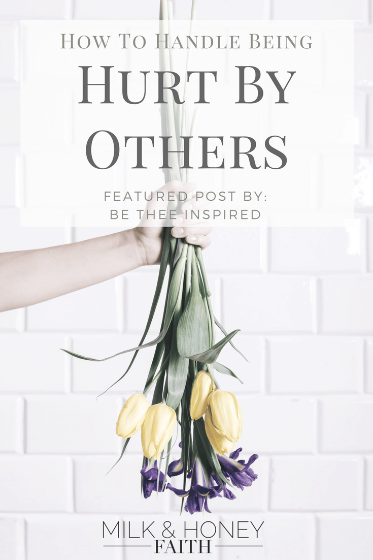 Have you ever been hurt by another person? We all have. How do you respond when your emotions are raw and your feelings are hurt? Join me and my featured guest Be Thee Inspired as we address when we are hurt by others. #SaltandLightLinkup #Hurting #HowToHandleHurt