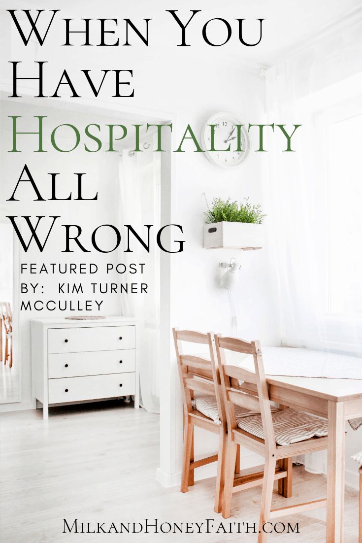 When we have guests stay with us we may have the perfect picture in our mind when it comes to hospitality.  But what if we have the wrong idea and are too focused on aesthetics instead of comfort?  #milkandhoneyfaith #hospitality