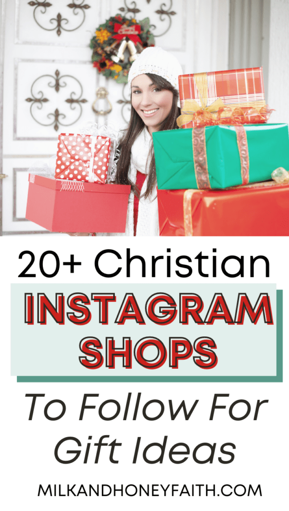 Christmas gift ideas on Instagram that are perfect for the Christian in your life.
